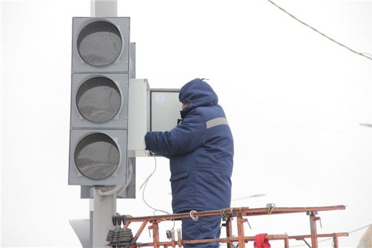 В Чебоксарах скорректирована работа светофоров