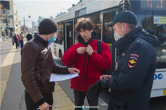 Чебоксарское троллейбусное управление первым из перевозчиков усиливает контроль масочного режима