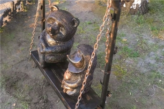 Скульптурная композиция «МедвЕжонок» интересна и гостям столицы Чувашии, и чебоксарцам