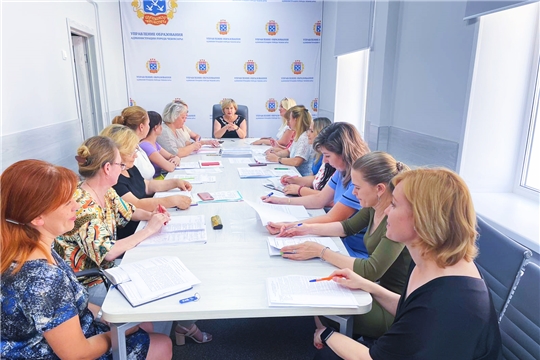 Состоялся ежеквартальный отчет специалистов дошкольного образования города Чебоксары