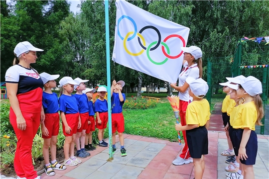 Дошкольники города Чебоксары активно поддерживают наших спортсменов на Олимпиаде в Токио