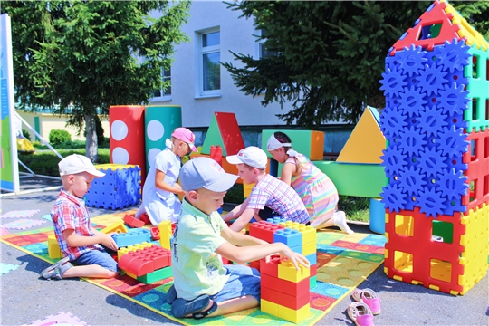 Lego-фест проходит в детских садах города Чебоксары