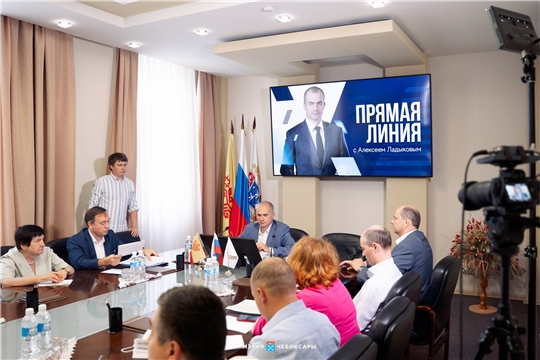 Прямая линия с главой администрации Чебоксар Алексеем Ладыковым пройдет 9 сентября