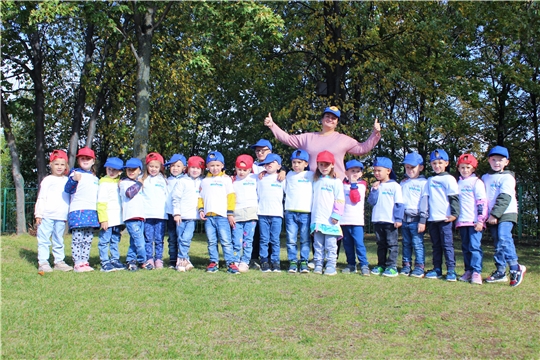 Дошкольники города Чебоксары готовятся ко Всероссийскому дню бега «Кросс нации- 2021»
