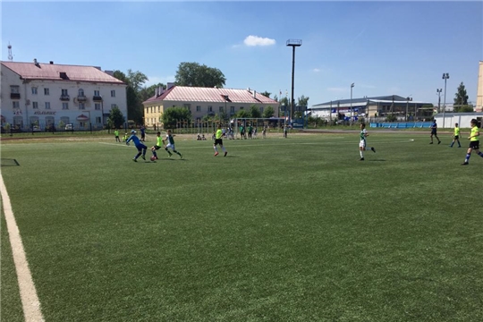 Город Канаш принимает зональные республиканские соревнования юных футболистов «Кожаный мяч» 2021 года в трех возрастных группах