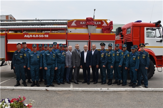 Арсенал огнеборцев  ПЧ-32 ГКЧС Чувашии пополнился новой  техникой