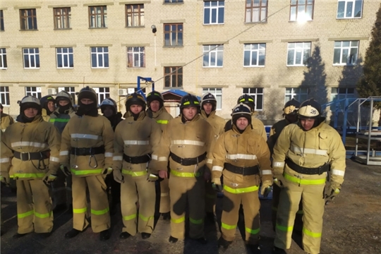 Газодымозащитники противопожарной службы ГКЧС Чувашии прошли итоговую аттестацию