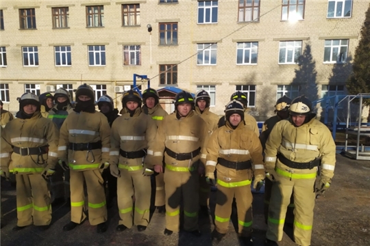 Газодымозащитники  противопожарной  службы ГКЧС Чувашии прошли итоговую аттестацию