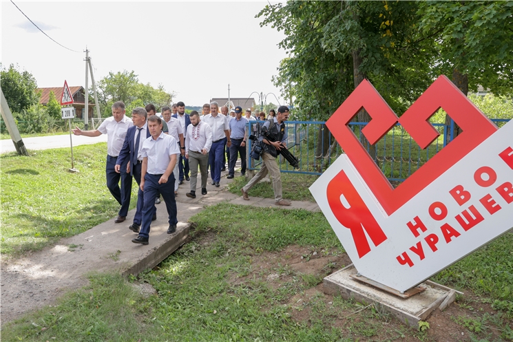 Рабочая поездка Главы Чувашии Олега Николаева в Ибресинский район