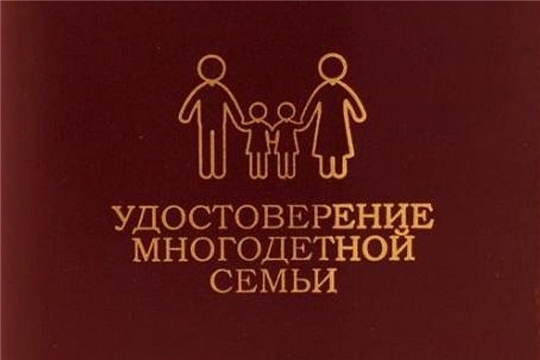 242 многодетные шумерлинские семьи получили удостоверения