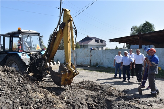 В Шумерле приступили к прокладке сетей газоснабжения в микрорайоне «Кирпичка»