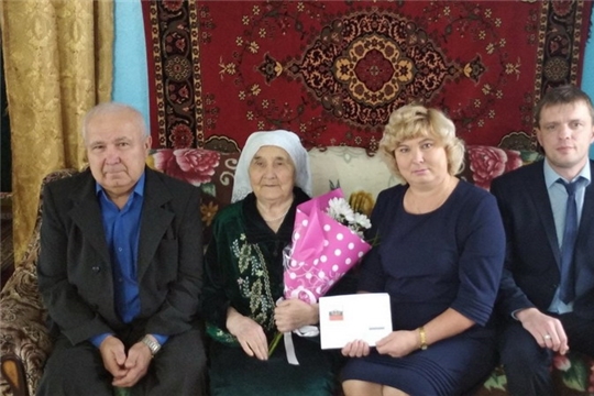 90 лет исполнилось труженице тыла военных лет, ветерану труда Исхаковой Салиме Гильмановне