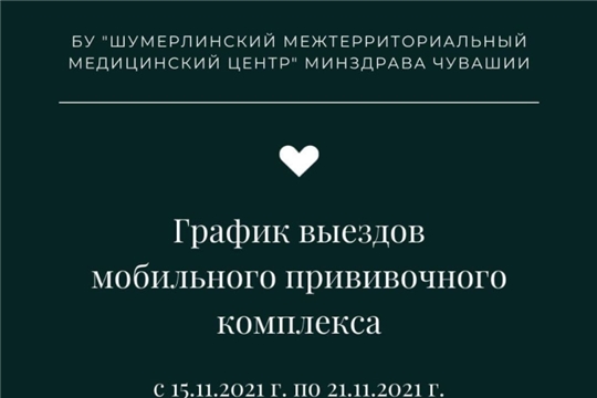 График работ мобильных бригад по вакцинации против новой коронавирусной инфекции COVID-19