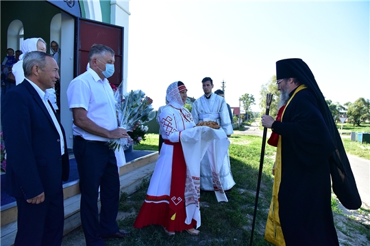 Приезд Преосвященнейшего Феодора, епископа Алатырского и Порецкого в Ибресинский район