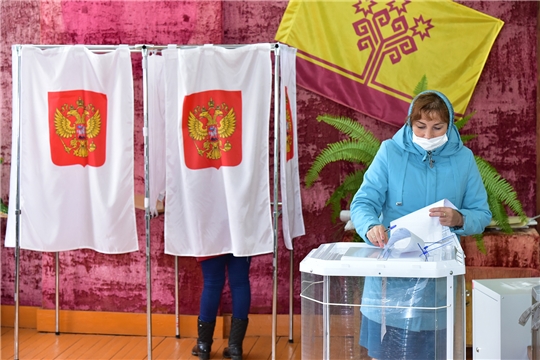 В Ибресинском районе продолжается голосование на выборах депутатов в Государственную Думу Российской Федерации и Государственный Совет Чувашской Республики.