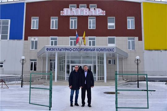 Министр спорта Чувашской Республики Василий Петров посетил Ибресинский район 