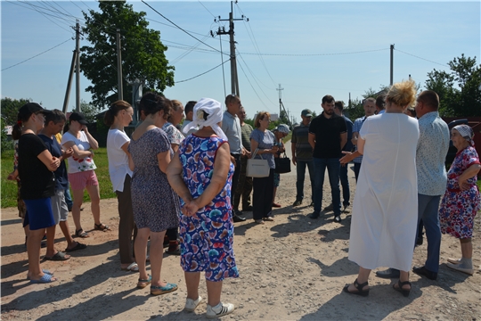 Встреча с жителями пос. Альгешево