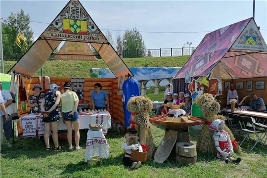 Творческие коллективы Канашского района на Всечувашском празднике «Акатуй»