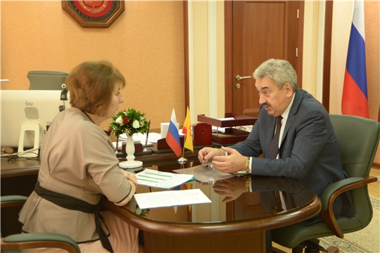 Спикер парламента Леонид Черкесов провел рабочую встречу с председателем Контрольно-счетной палаты