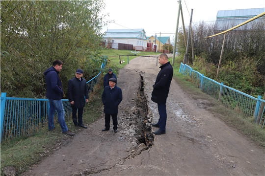 В деревне Чичканы Чичканского сельского поселения обсужден вопрос ремонта моста через овраг