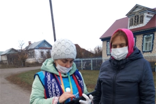 Переписчики обходят все помещения своего счетного участка