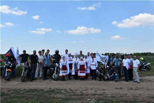 Участникам мотопробега передана земля с места строительства Казанского обвода
