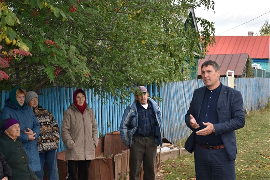 Встреча с жителями деревни Катергино