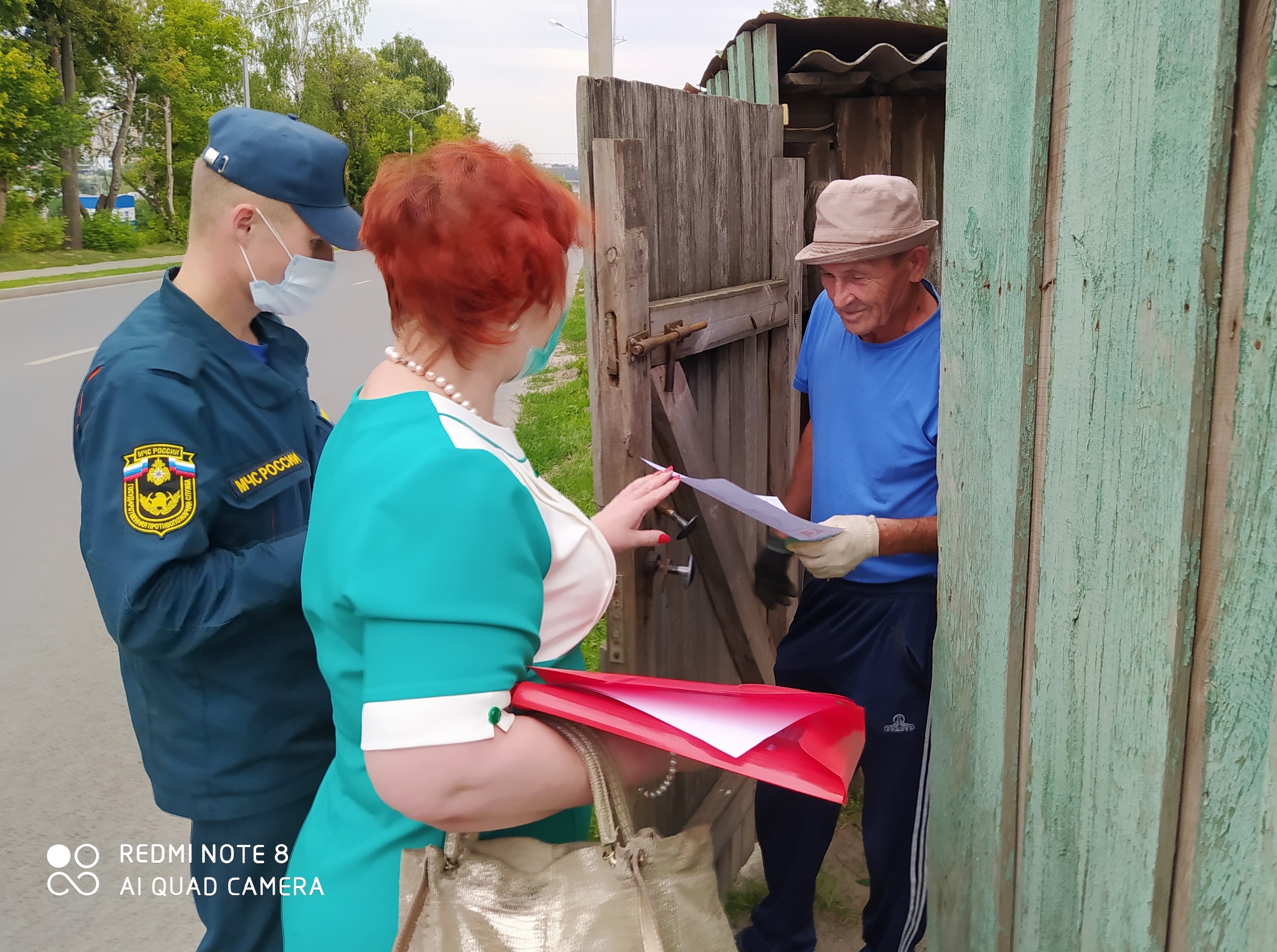 В рамках профилактики пожаров в частном секторе проведен обход 57  индивидуальных жилых домов | Управа по Ленинскому району администрации  города Чебоксары