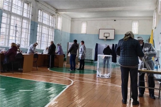 Мариинско-Посадский район: явка избирателей на 12:00 составила 49%