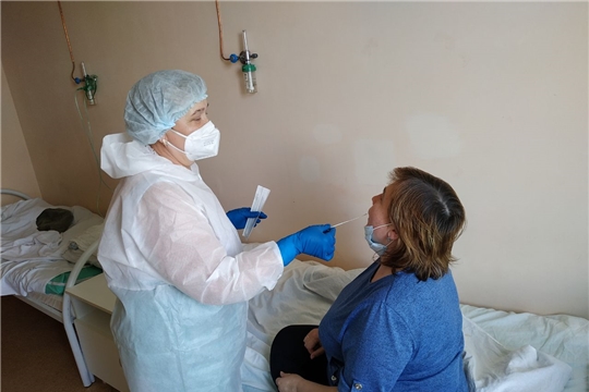 Темпы тестирования на новую коронавирусную инфекцию в Чувашии выше базовых показателей