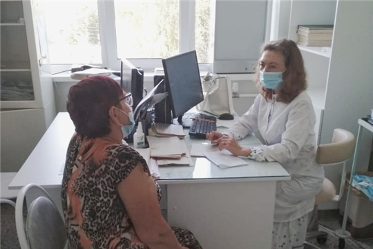Врач-эндокринолог Госпиталя выехала в Ядринский район в составе мобильной бригады