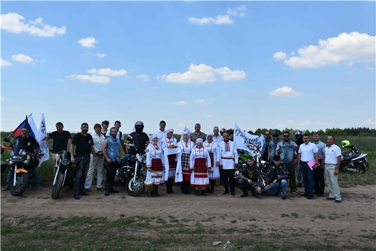 Участникам мотопробега передана земля с места строительства Казанского обвода