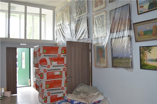В Мариинско-Посадском районе капитально модернизируют Октябрьскую детскую школу искусств