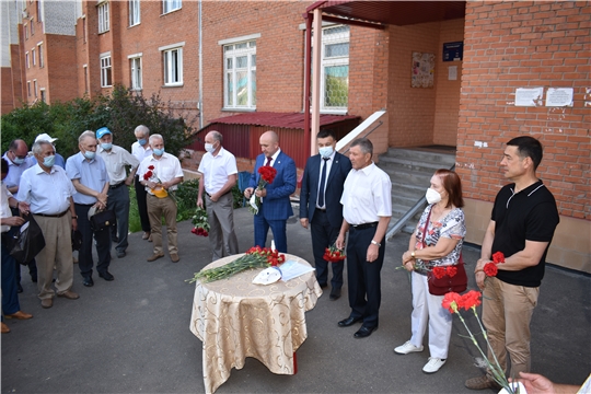 Открытие мемориальной доски Ивантаеву П.В.