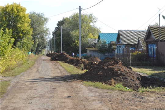 В Можарках строят водопроводную сеть