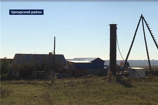 До конца октября в Урмарском районе установят еще одну водонапорную башню
