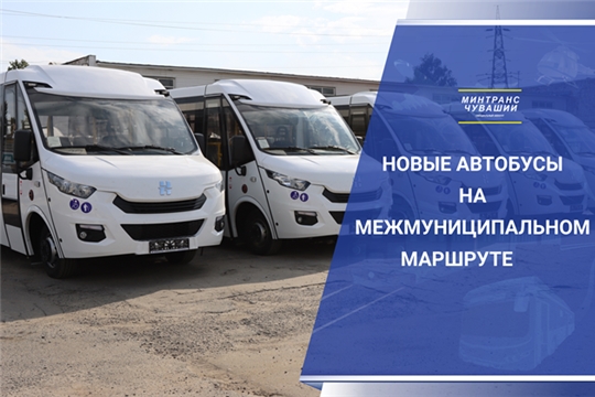 На межмуниципальном маршруте №262 «Чебоксары-Новочебоксарск» запустили новые автобусы среднего класса