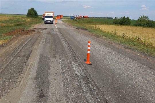В Янтиковском районе возобновлены работы по восстановлению дорог, разрушенных при строительстве М-12
