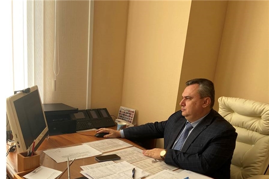 Руководитель Госслужбы Чувашии по делам юстиции Дмитрий Сержантов  принял участие в переписи населения