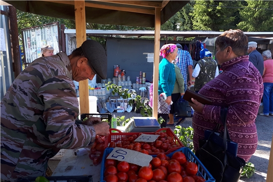 В Моргаушском районе продолжается реализация сельскохозяйственной продукции на ярмарках