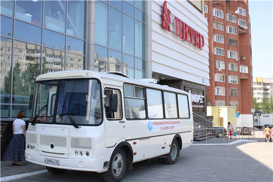 Для всех желающих в Чебоксарах работают мобильные пункты вакцинации