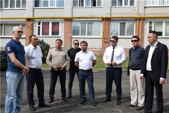 В Чебоксарах состоялся объезд по комплексному благоустройству дворовых территорий