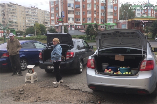 В Чебоксарах выявлены факты нелегальной уличной торговли