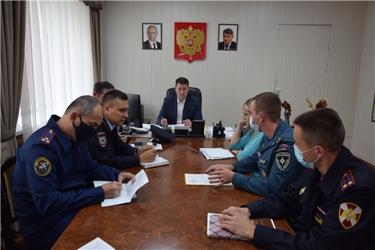 В администрации Московского района г. Чебоксары проведено совещание с представителями силовых структур