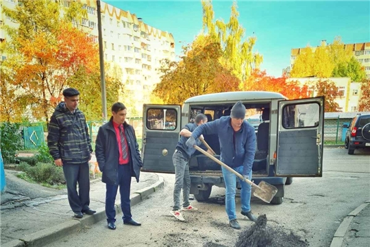 «Инцидент менеджмент»: по обращению граждан устранили проблему на дворовой территории юго-запада г. Чебоксары