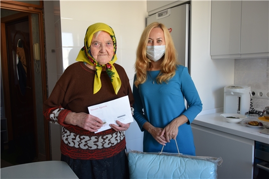 Дмитриеву Анну Дмитриевну поздравили с 90-летним юбилеем