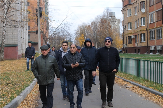 В Московском районе г. Чебоксары состоялся обход территории на предмет благоустройства