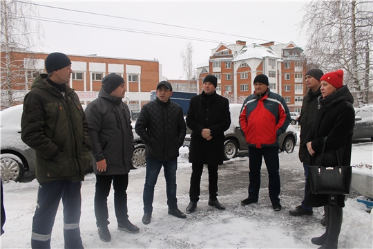 Зимнее содержание территорий - центральная тема субботнего обхода в г. Чебоксары