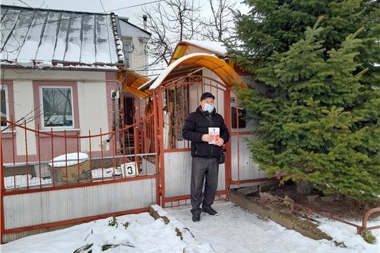 В жилом секторе г. Чебоксары продолжается работа по профилактике пожарной безопасности