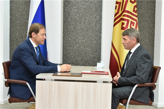 Министр промышленности и торговли Российской Федерации Денис Мантуров посетил Чувашскую Республику